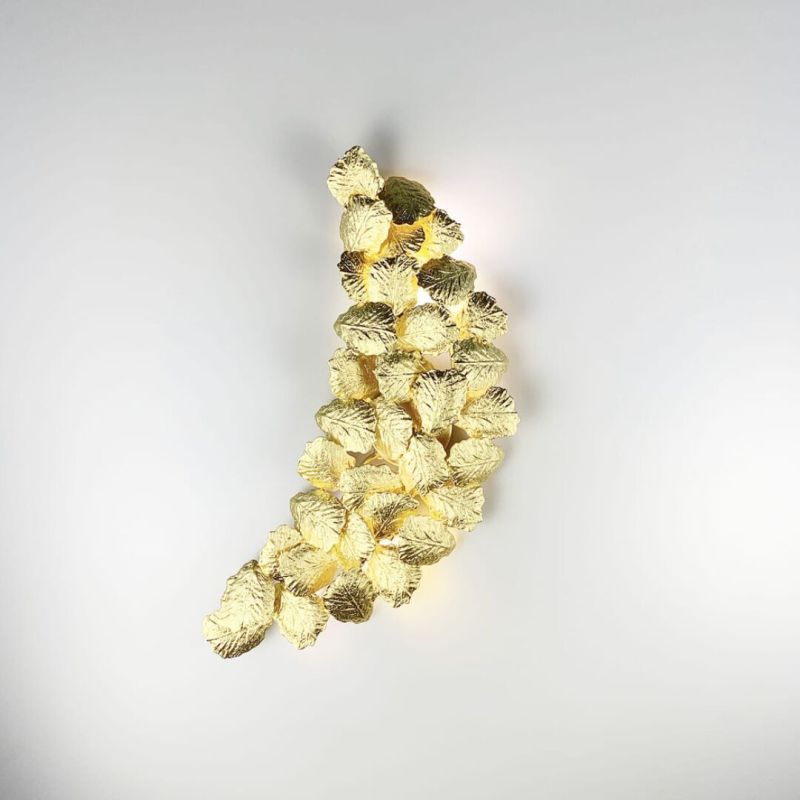 Floraml Textured Leaf Wall Lamp