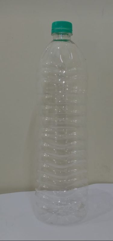 transparent plastic bottle