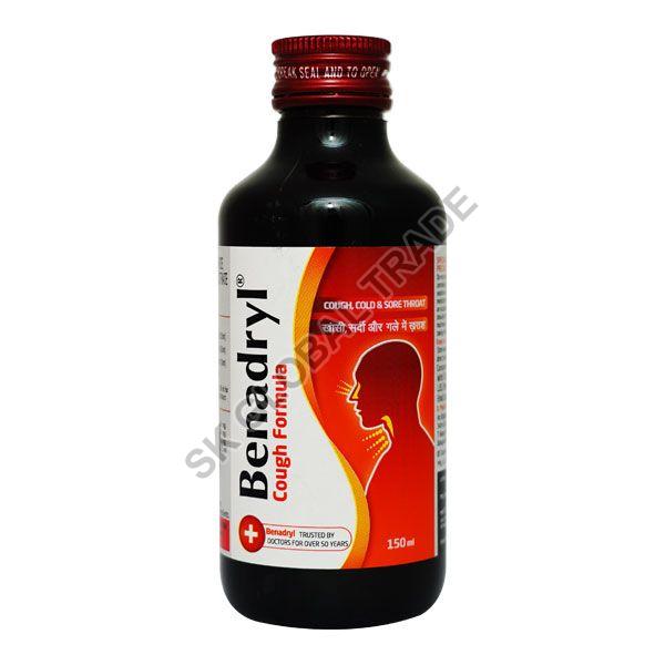 Liquid Benadryl Cough Syrup, Plastic Type : Plastic Bottles