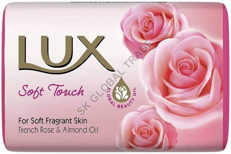 Pink Oval Bar Lux Soap, for Bathing, Shelf Life : 1year