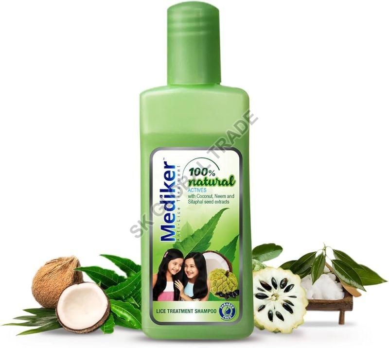 Green Liquid Mediker Shampoo, for Hair Care, Packaging Type : Plastic Bottle