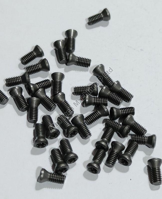 Coated Mild Steel Customised CNC Turned Screw, for Machinery Use, Feature : Rust Proof, Light Weight