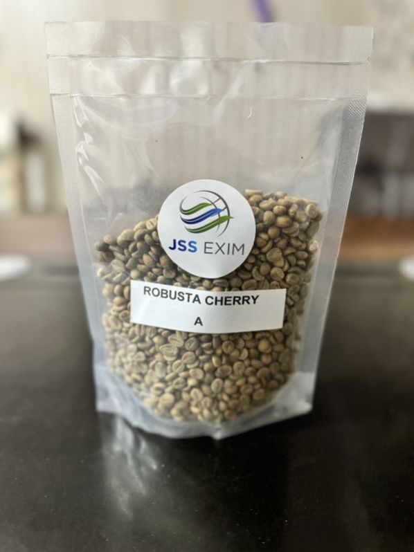 A Grade Robusta Cherry Coffee Beans, Shelf Life 18 Months, Color