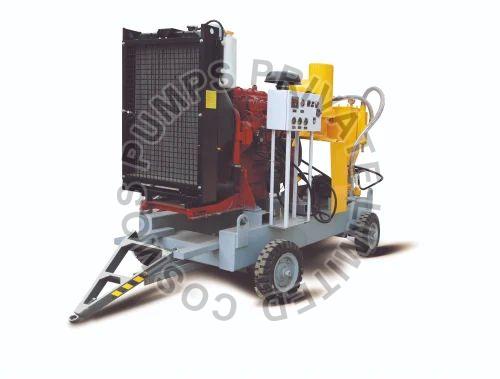 Heavy Trolley Diesel Engine 30HP-125HP Auto Prime Dewatering Pump
