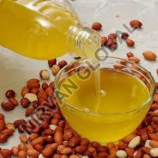 Yellow Liquid Common Ground Nut Oil, for Cooking, Purity : 99%