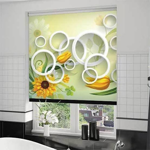 Fabric Horizontal Customised Printed Roller Blinds