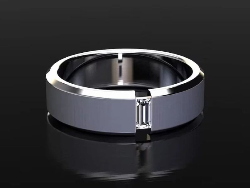 Clio Diamond 18kt Unisex Gold Ring