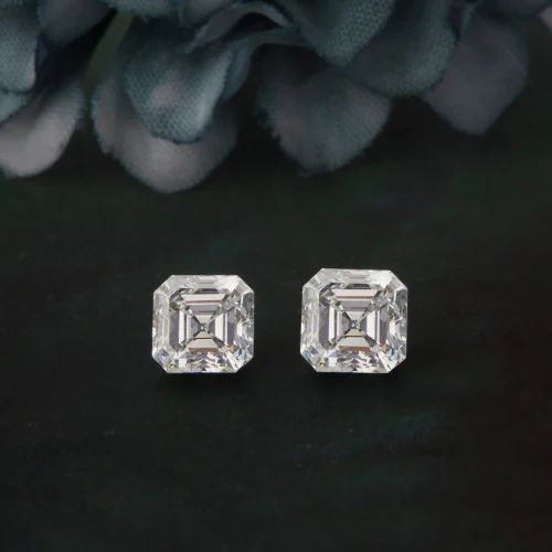Asscher Cut Diamond, for Jewelry, Size : 0.50