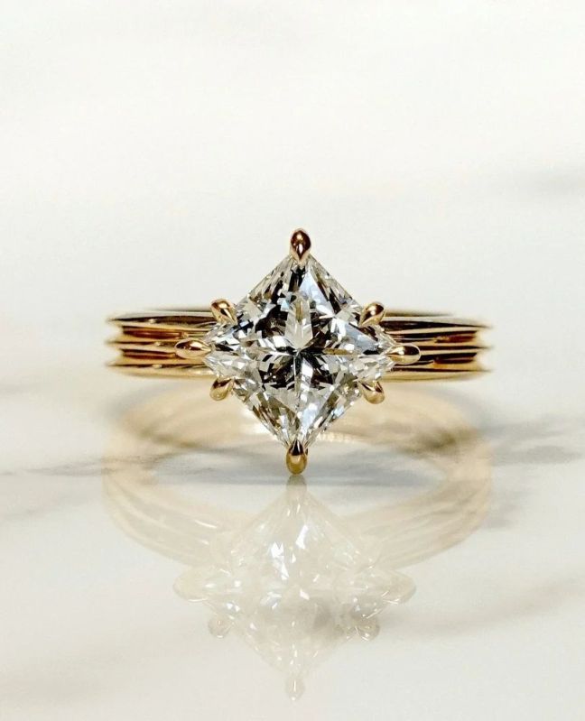 Classic Solitaire Diamond Rings, Gender : Unisex