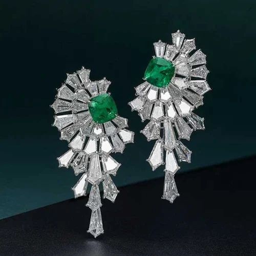 Cocktail Diamond Earring, Occasion : Bridal Wear