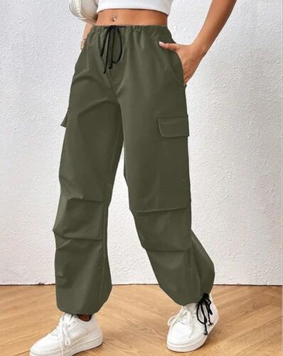 Plain Cotton Ladies Cargo Pant, Feature : Anti-Wrinkle, Easily Washable