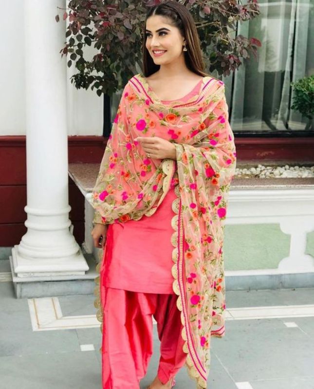 Printed. Cotton Ladies Designer Punjabi Suits, Occasion : Casual Wear, Party Wear
