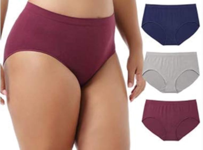 Multi Colour Plain Ladies Underwear, for Innerwear, Packaging Type : Poly Bag