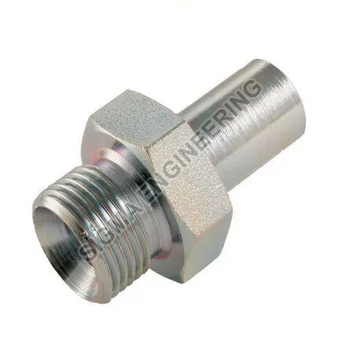 Silver Stainless Steel Pipe Adapter, Technics : Forged