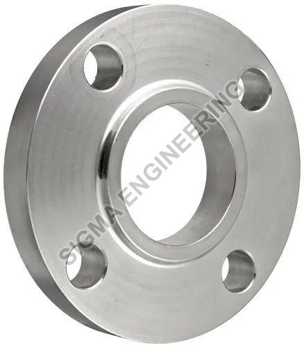 Silver Round Polished Stainless Steel Slip On Flange, for Industry Use, Packaging Type : Carton