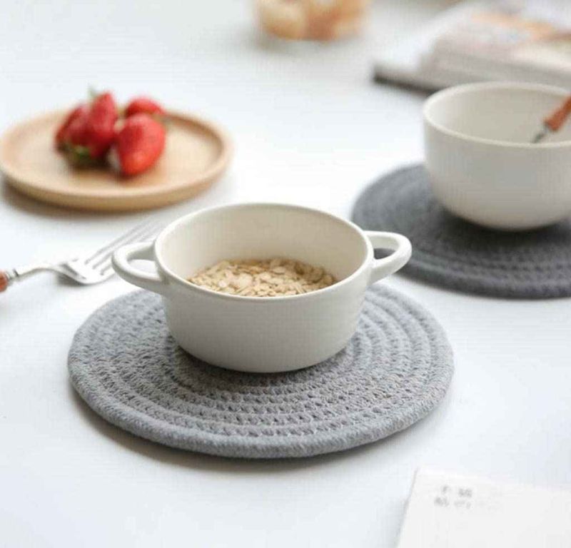 Polished Woolen Plain Tea Coaster, for Tableware, Feature : Sturdy, Rustproof, Long Life, Light Weight