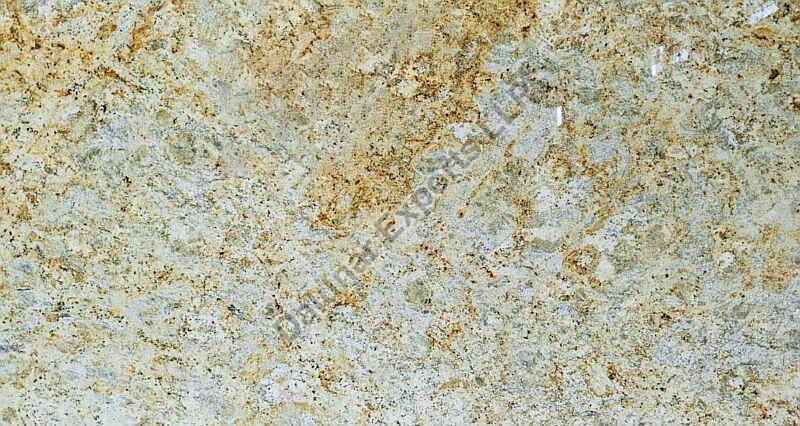 Polished Colonial Gold Granite Slab, for Staircases, Kitchen Countertops, Flooring, Specialities : Fine Finishing
