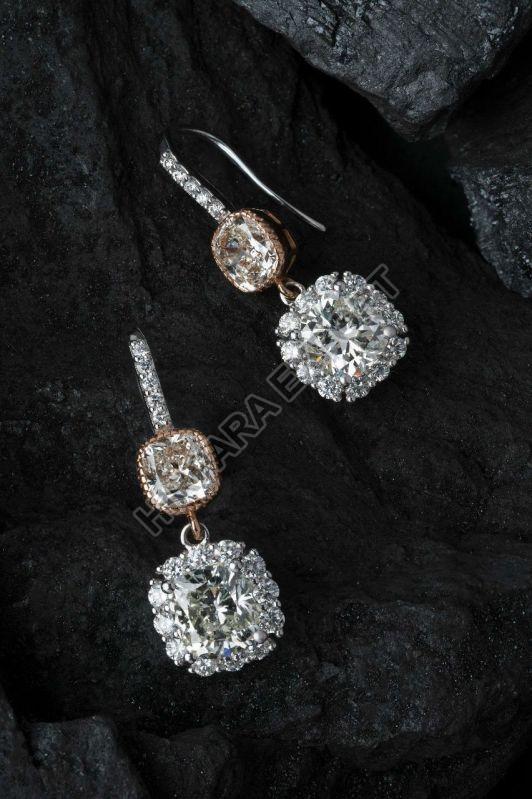 Modern Diamond Earrings, Gender : Women's