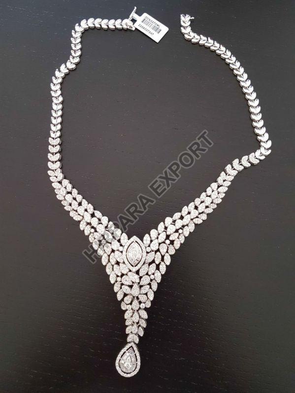 Modern Diamond Necklace