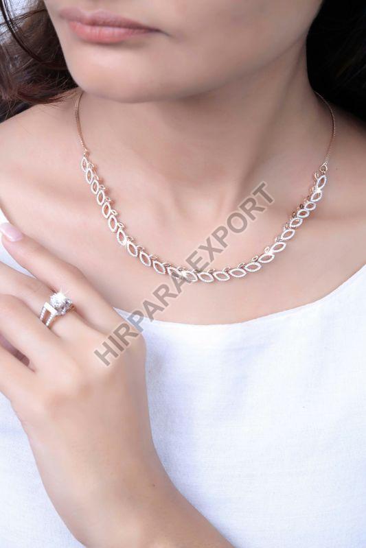 Natural Diamond Necklace, Gender : Female