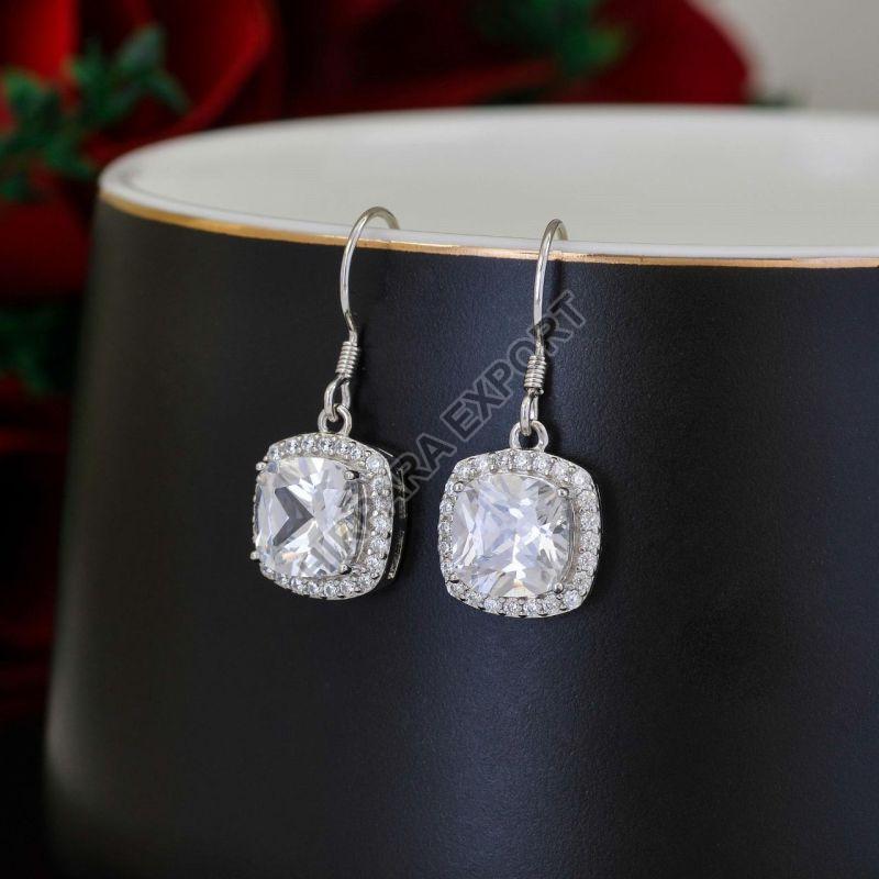 Square Diamond Earrings, Occasion : Wedding, Party