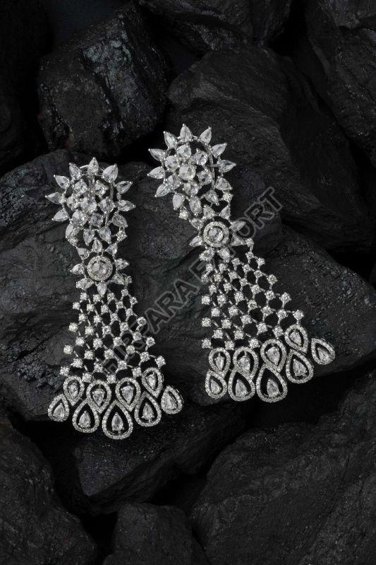 Stylish Diamond Earrings, Gender : Women's