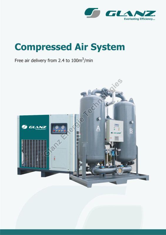 Mild Steel Compressed Air System, for Industry, Factory, Operating Position : Horizonti
