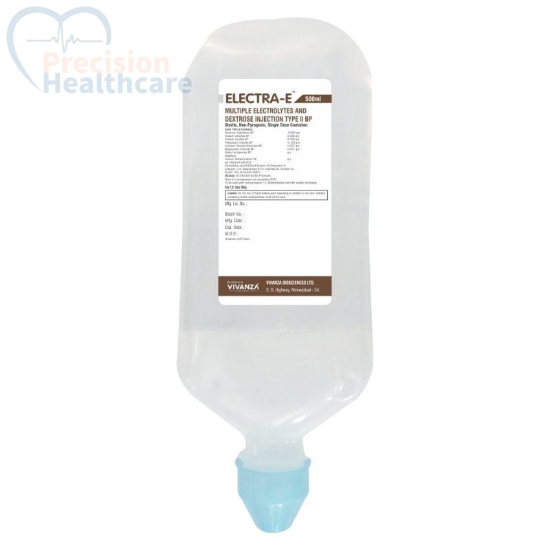 Transparent Liquid Multiple Electrolytes Pediatric Injection, for Hospital, Packaging Type : Plastic Bottle