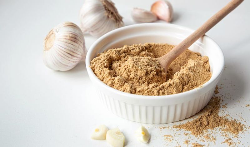 Brown Fresh Garlic Powder, for Cooking, Shelf Life : 6 Month