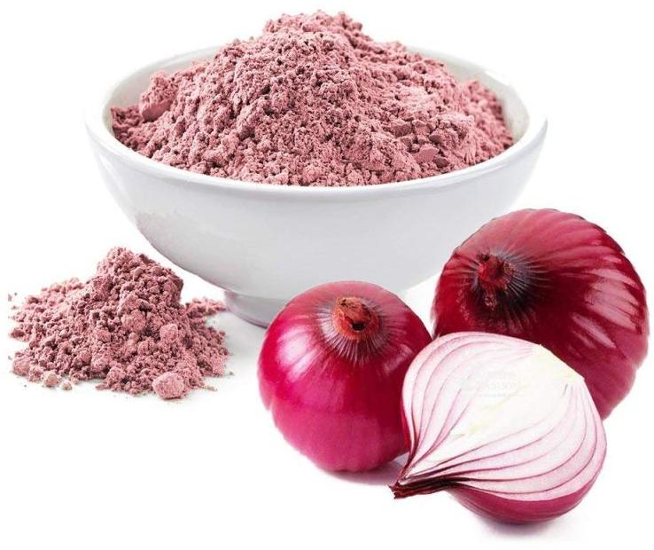 Light Pink Fresh Red Onion Powder, for Cooking, Shelf Life : 6 Month