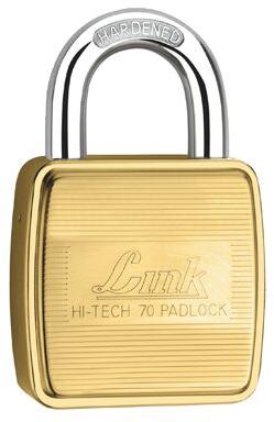 Link Hi-Tech Brass Square 70mm Pad Lock