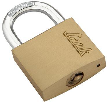 Link PT 30mm Brass Pad Lock, for Door