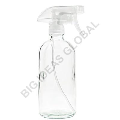 Transparent Plain Plastic Empty Glass Cleaner Bottle