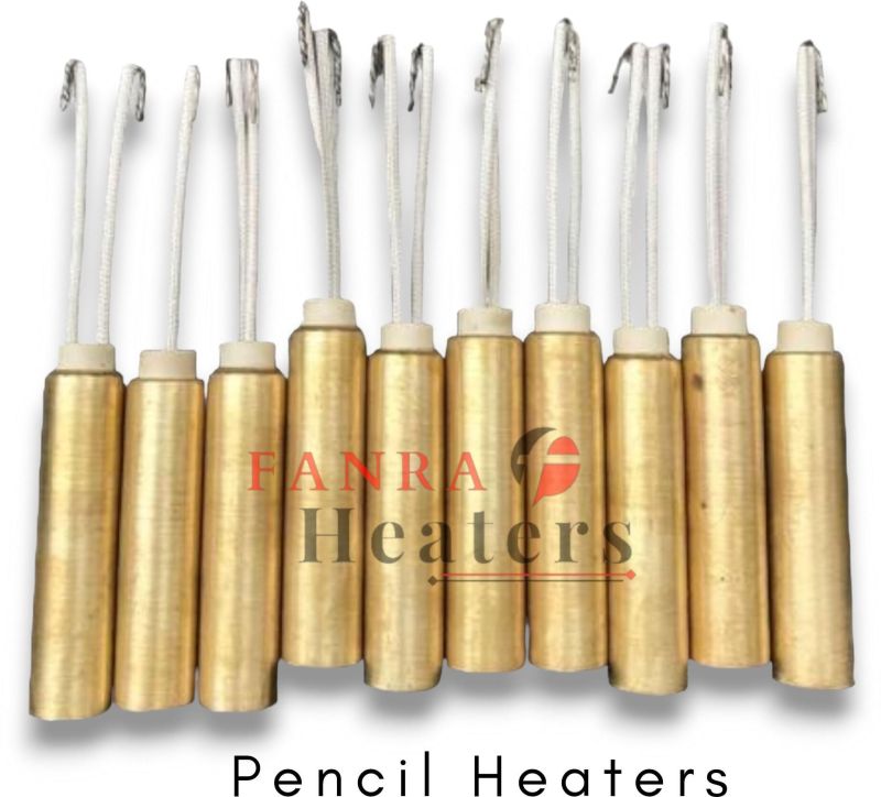 Brass Pencil, Cartridge Heaters 12mmX50mm, 36V,110V,230V - 75W For Gas Pre Heater
