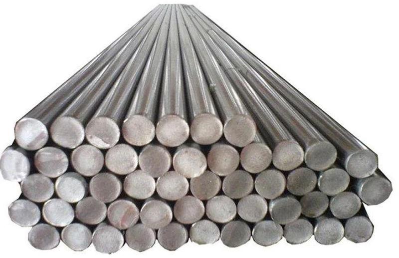 Silver Polished Mild Steel Round Bar, for Industrial, Feature : Corrosion Proof, High Strength