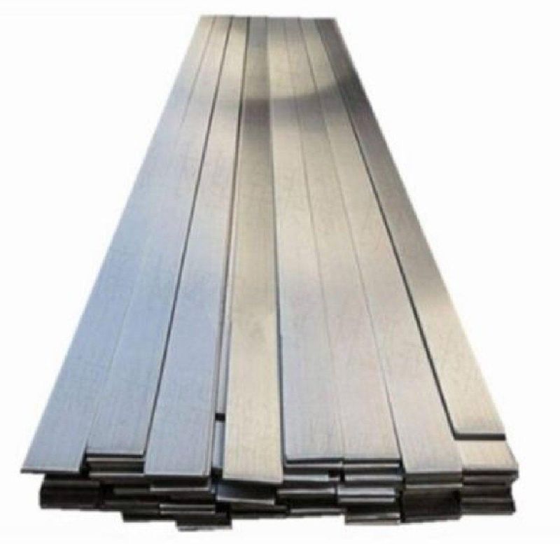 Silver Rectangular Stainless Steel Flat Bar, for Industrial