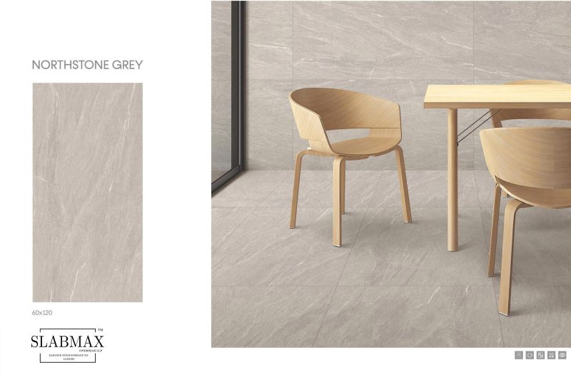 Northstone Grey Matt Finish Glaze Vitrified Tiles