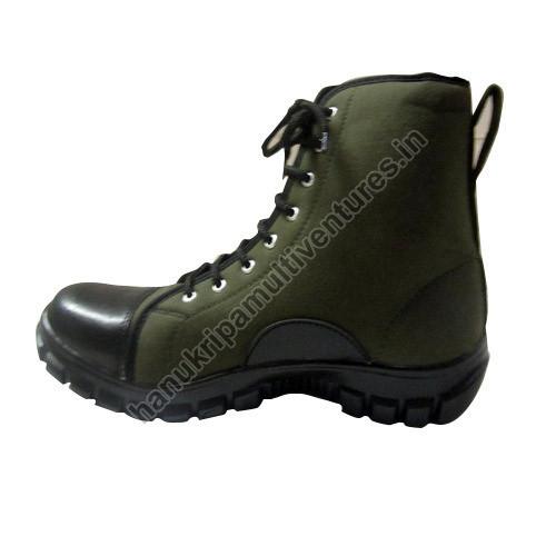 Canvas Material Plain Mens Army Jungle Boot, for Safety Use, Size : 6 to 12