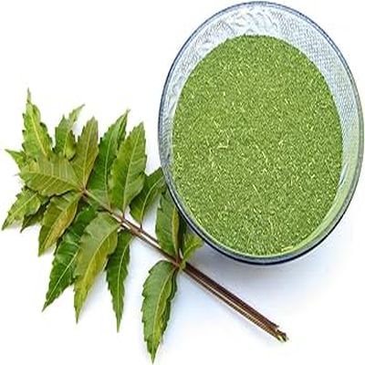 Neem Leaf Powder, for Herbal Medicines, Cosmetic Products, Color : Green