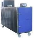 Blue 220 V Polished Stainless Steel Mortuary Chamber, for Hospital