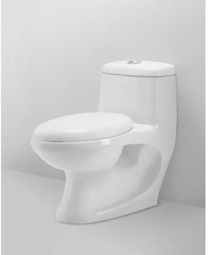 White Ceramic European Toilet Seat