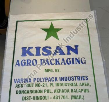 White PP Printed Sacks, for Packaging, Bag Capacity : 25kg, 20kg, 10kg
