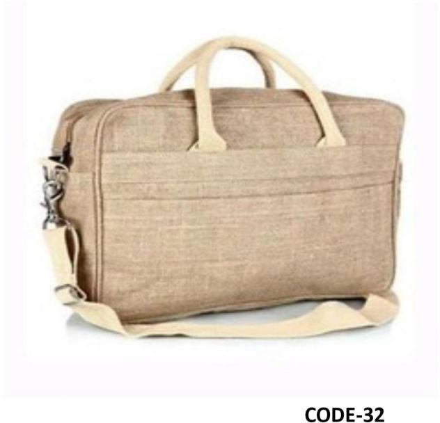 Plain Jute Duffle Bag, Handle Type : Loop Handle
