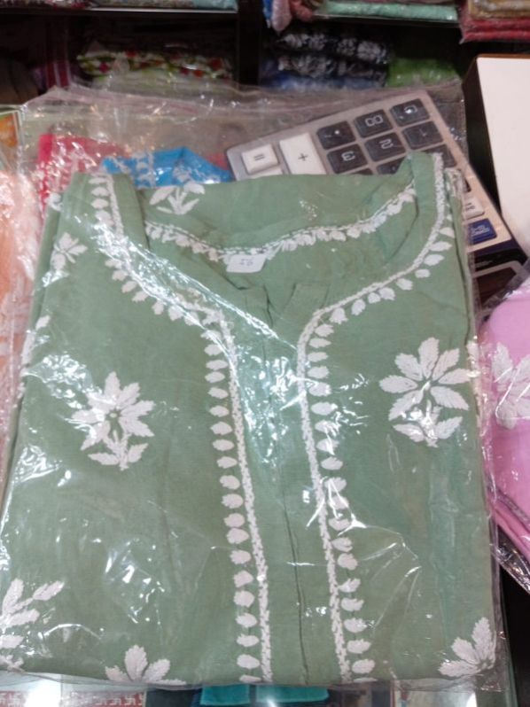 Ladies Casual Chikankari Kurti