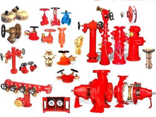 Red Automatic Fire Hydrant System