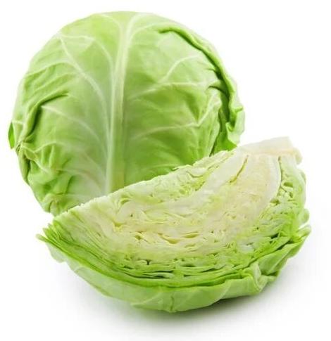 Green Fresh Cabbage, for Cooking, Packaging Size : 25-50 Kg