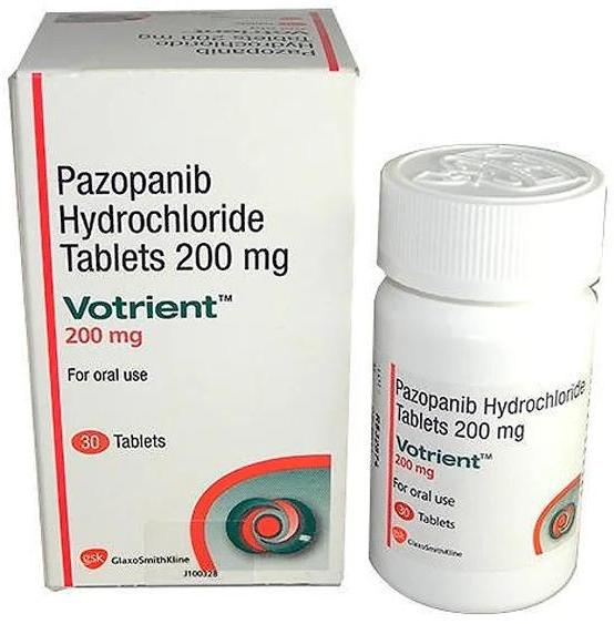 Votrient 200mg Pazopanib Hydrochloride Tablets