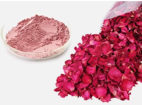 Pink Natural Rose Petal Powder, for Cosmetics, Packaging Type : Plastic Packet