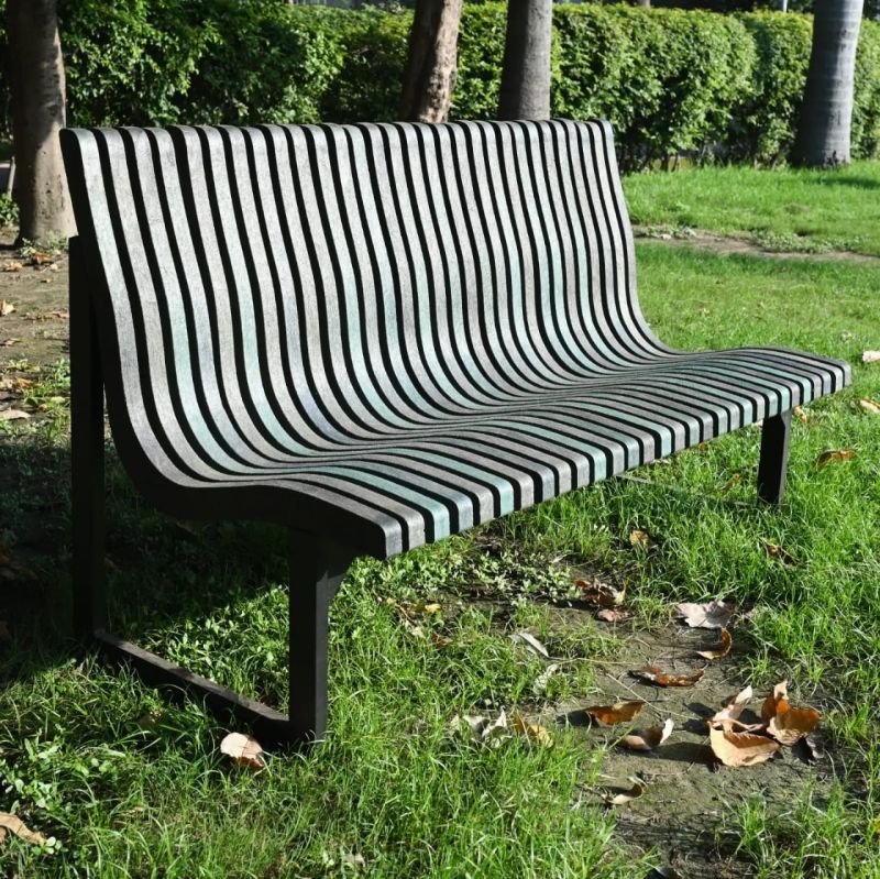 Carbon Fusion Grey Rectangular Mlp Recycled Plastic Park Bench, For Sitting, Size : 3x5ft