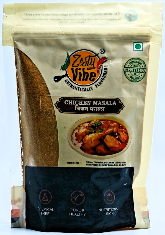 Blended Natural Organic Chicken Masala, for Cooking, Spices, Shelf Life : 9 Month